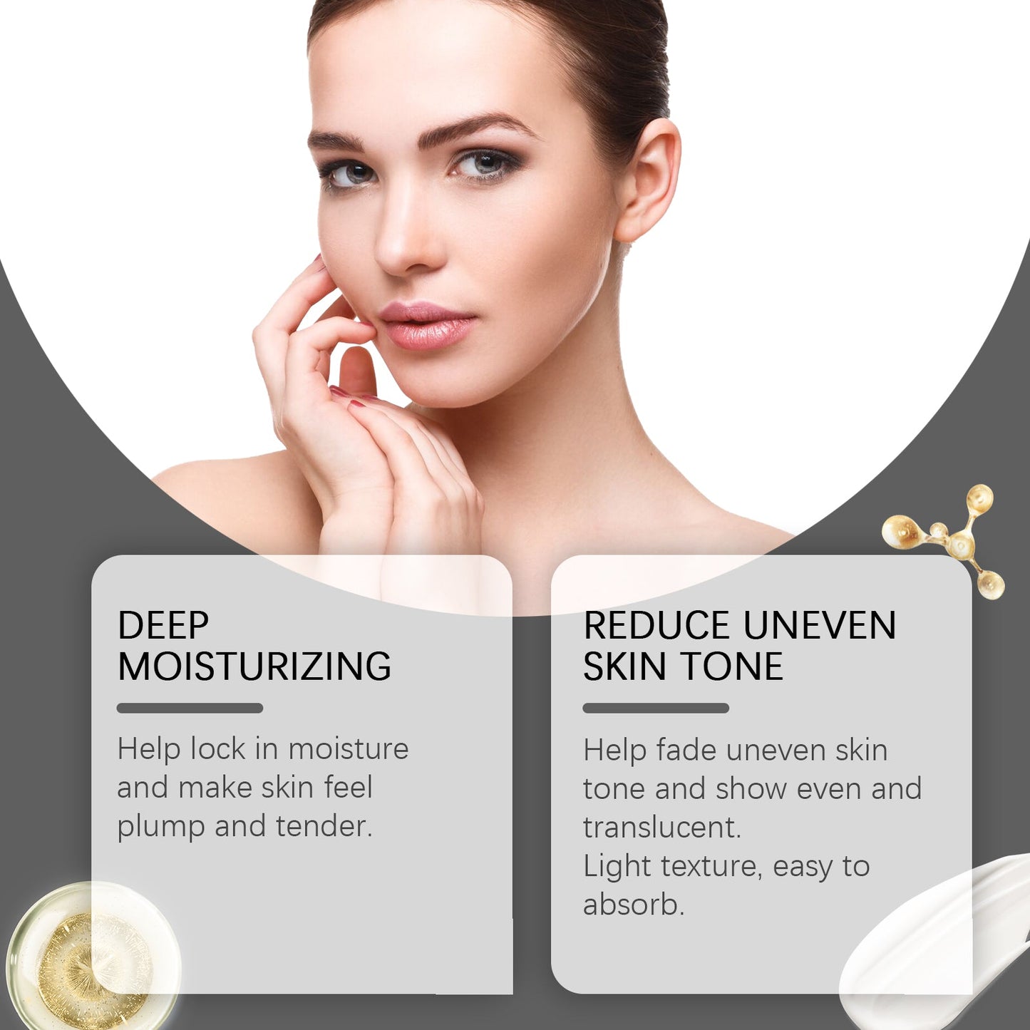 Hoygi Facial Care Serum, Moisturizes And Hydrates Facial Skin Daily Skin Care And Beauty Serum