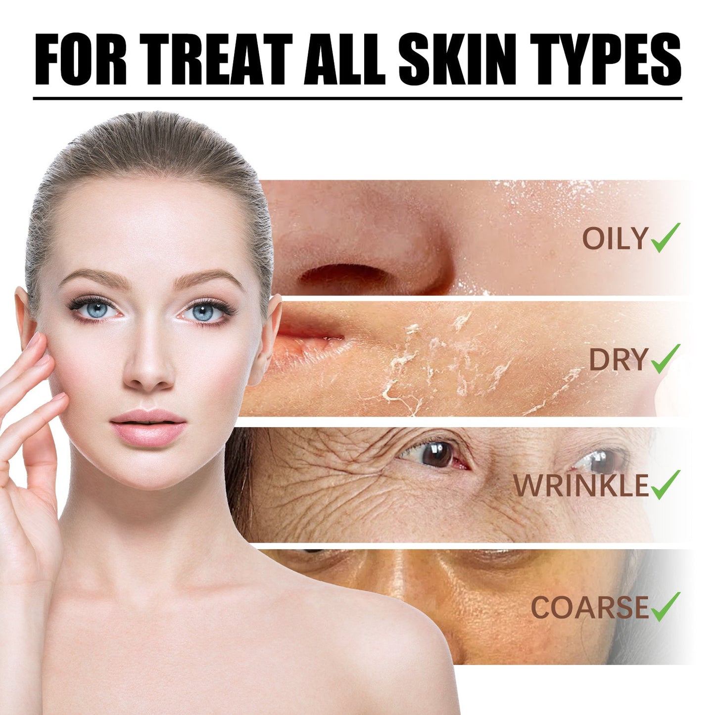 OUHOE Caffeine Face Anti-Wrinkle Serum,