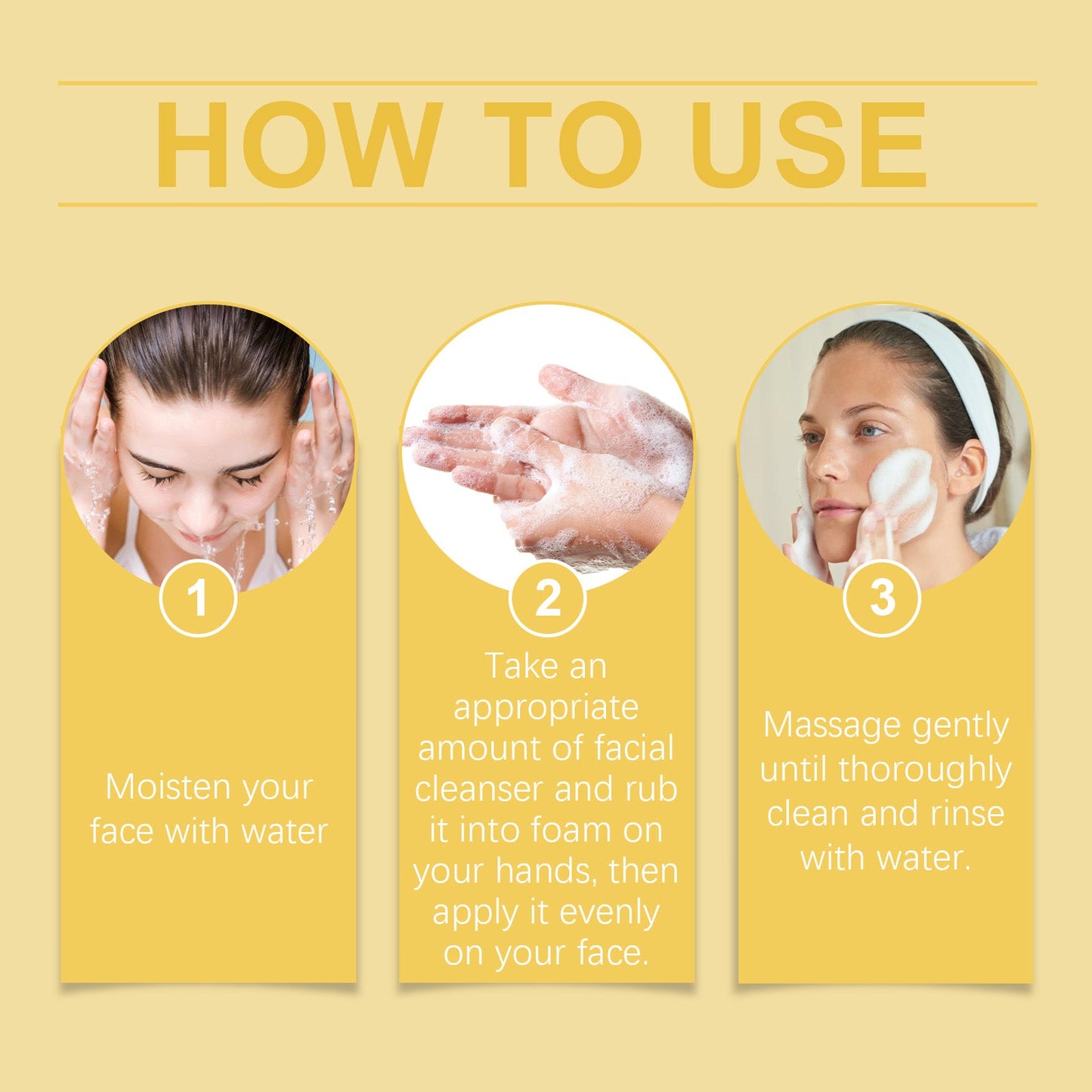 OUHOE Salicylic Acid Cleanser, Moisturizing Gentle Moisturizing Oil Control Cleanser Thick Foam Moisturizing And Not Tight