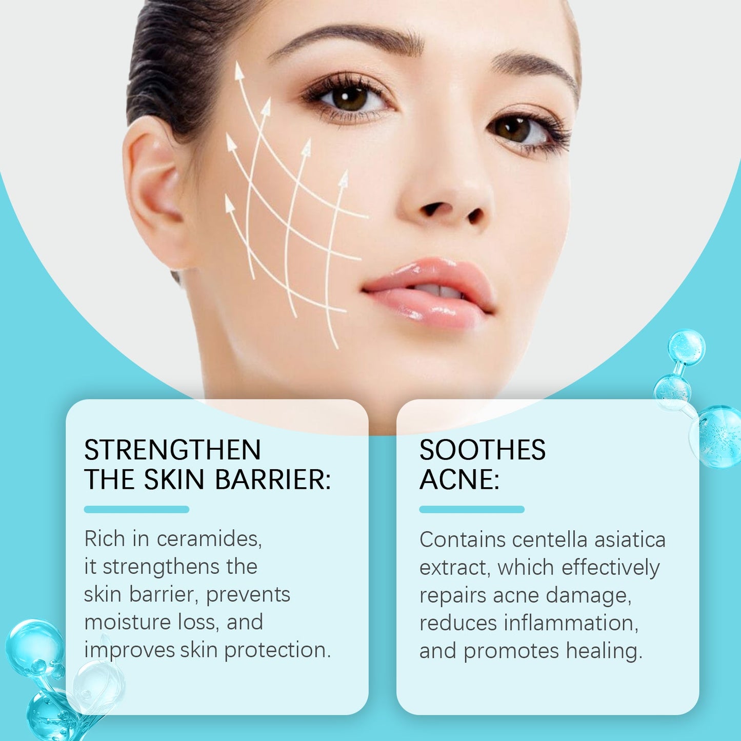 Hoygi Centella Repair Moisturizer Hydrates, Firms And Relieves Dry Skin Skin Repair Moisturizer