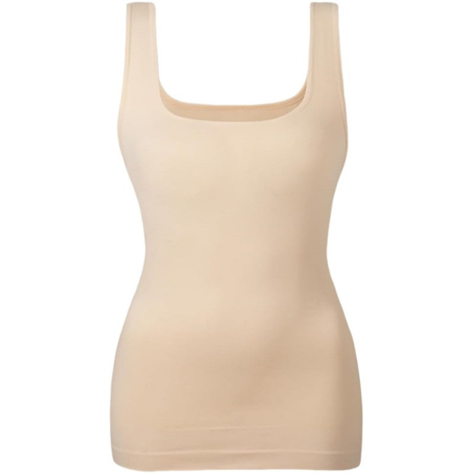 Women's Tummy Control Shapewear Tank Tops Seamless Square Neck Compression Tops Slimming Body Shaper Camisole
