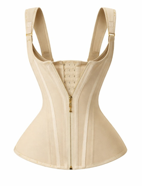 Waist Trainer For Women Body Shaper Corset Vest Tank Top With Steel Bones