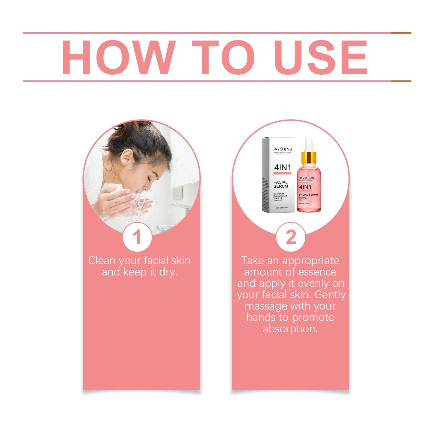Jaysuing 4-In-1 Nicotinamide Serum, Gently Nourishes And Enhances Skin Glow