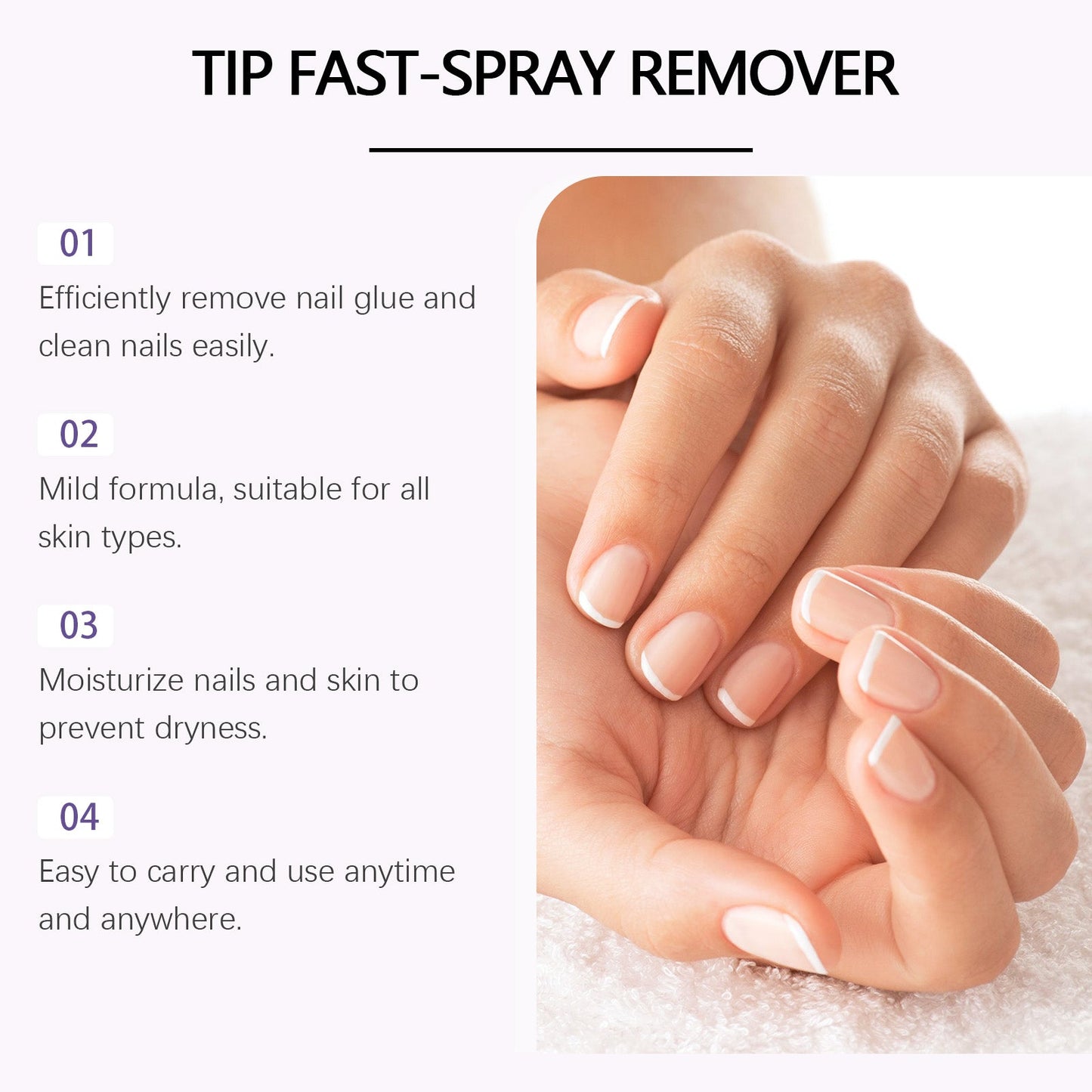 OUHOE Nail Polish Remover, Gentle Nail Polish Remover For Easy Nail Polish Removal At Home Or Salon