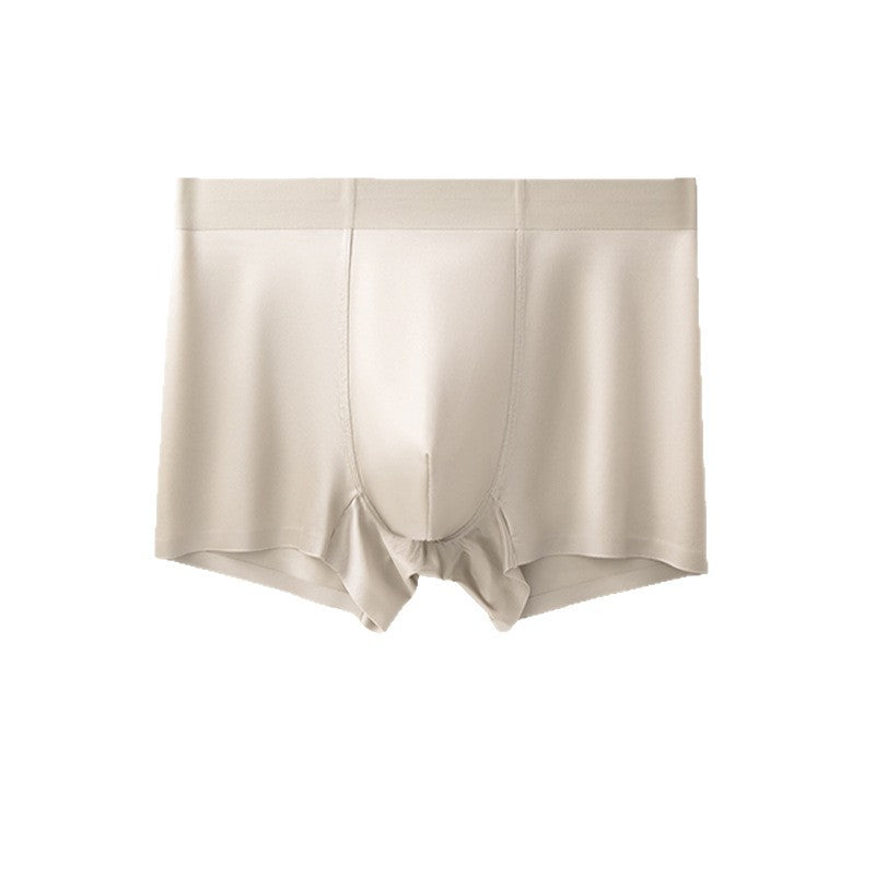 Light Luxury Satin Ice Silk High-End  Silk Antibacterial Mens Underwear