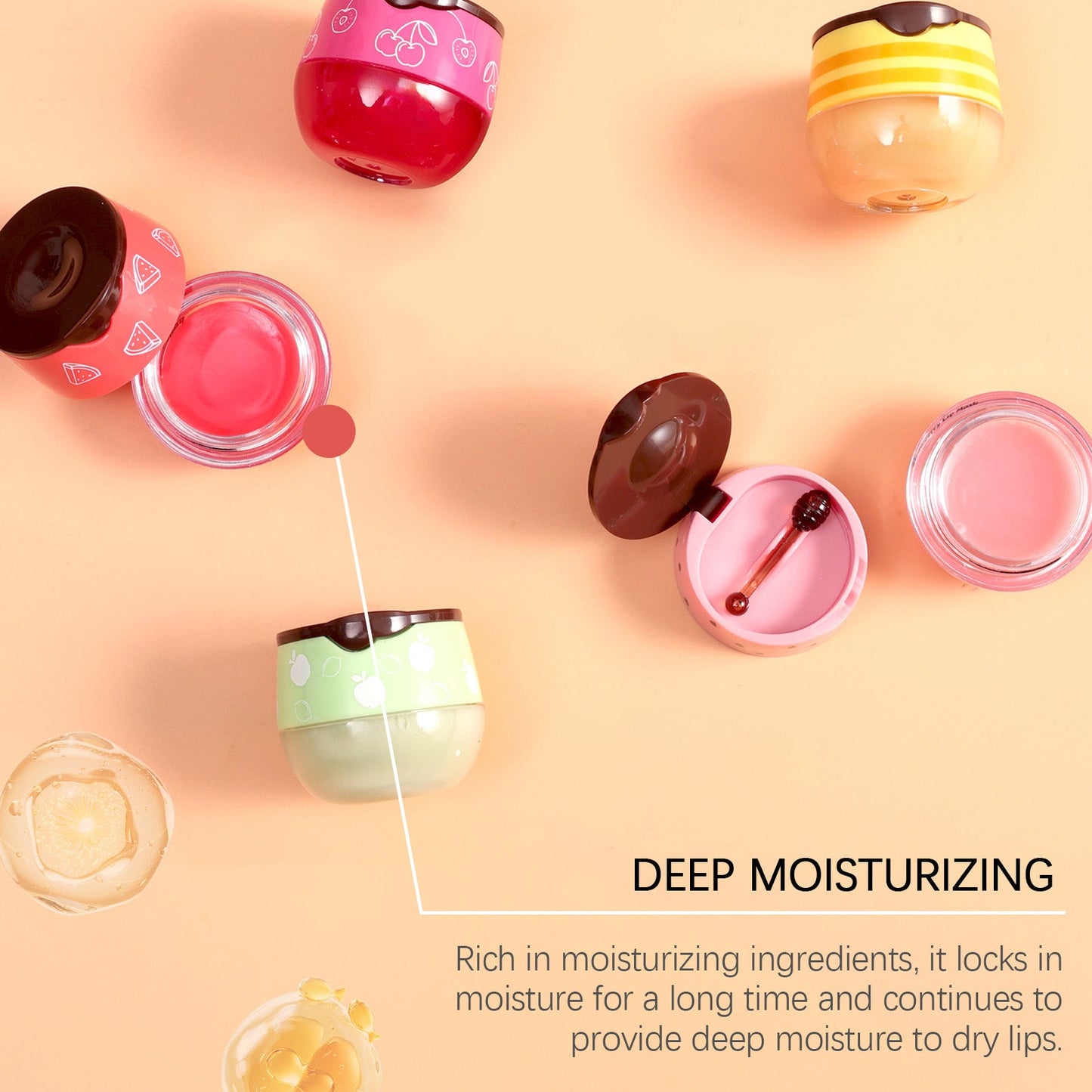 Hoygi Watermelon Lip Mask, Lighten Lip Lines, Remove Dead Skin, Moisturize, Prevent Dry And Crack Lip Mask, Moisturize And Care Lip Mask