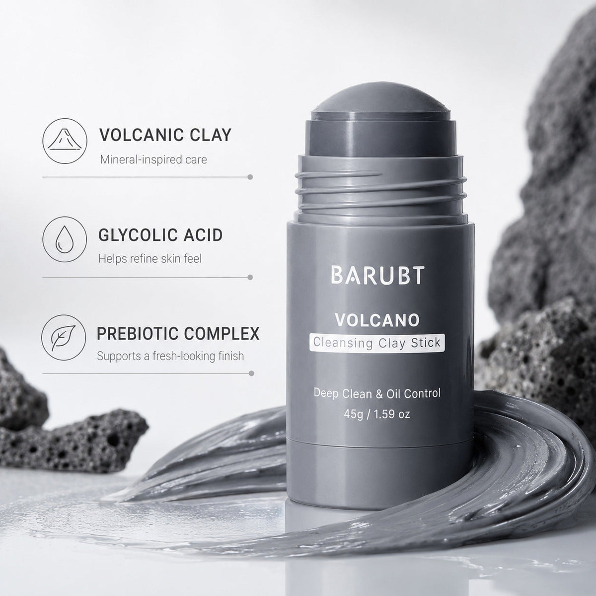 Cross-Border Temu Hot-Selling Product Tk Hot-Selling Mud Mask Stick For Pore Shrinking, Deep Cleansing, Oil Control Clay Mask