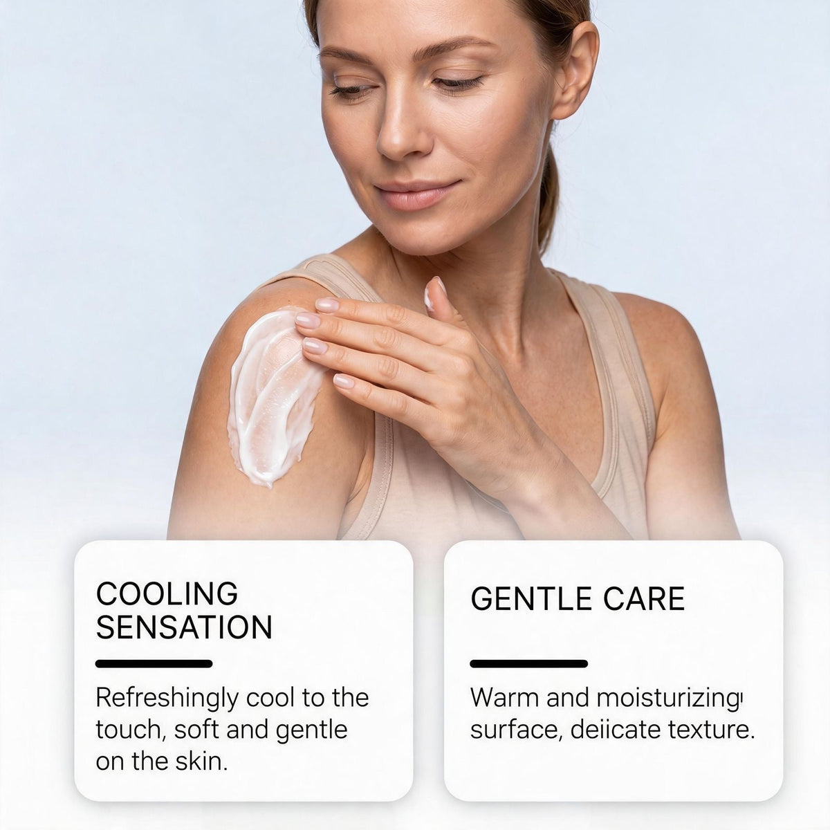 Magnesium Breeze Moisturizing Body Cream, Gentle Hydrating Soothing Skin Massage Lotion For Daily Body Care