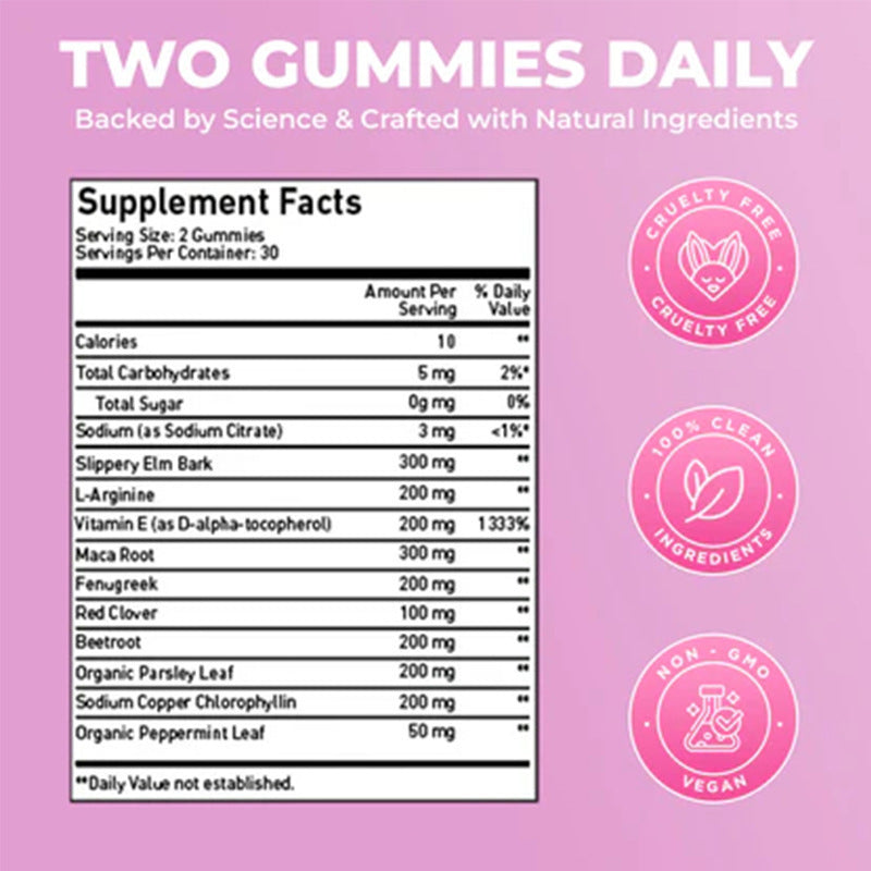 60 Tablets Female Probiotic Gummies
