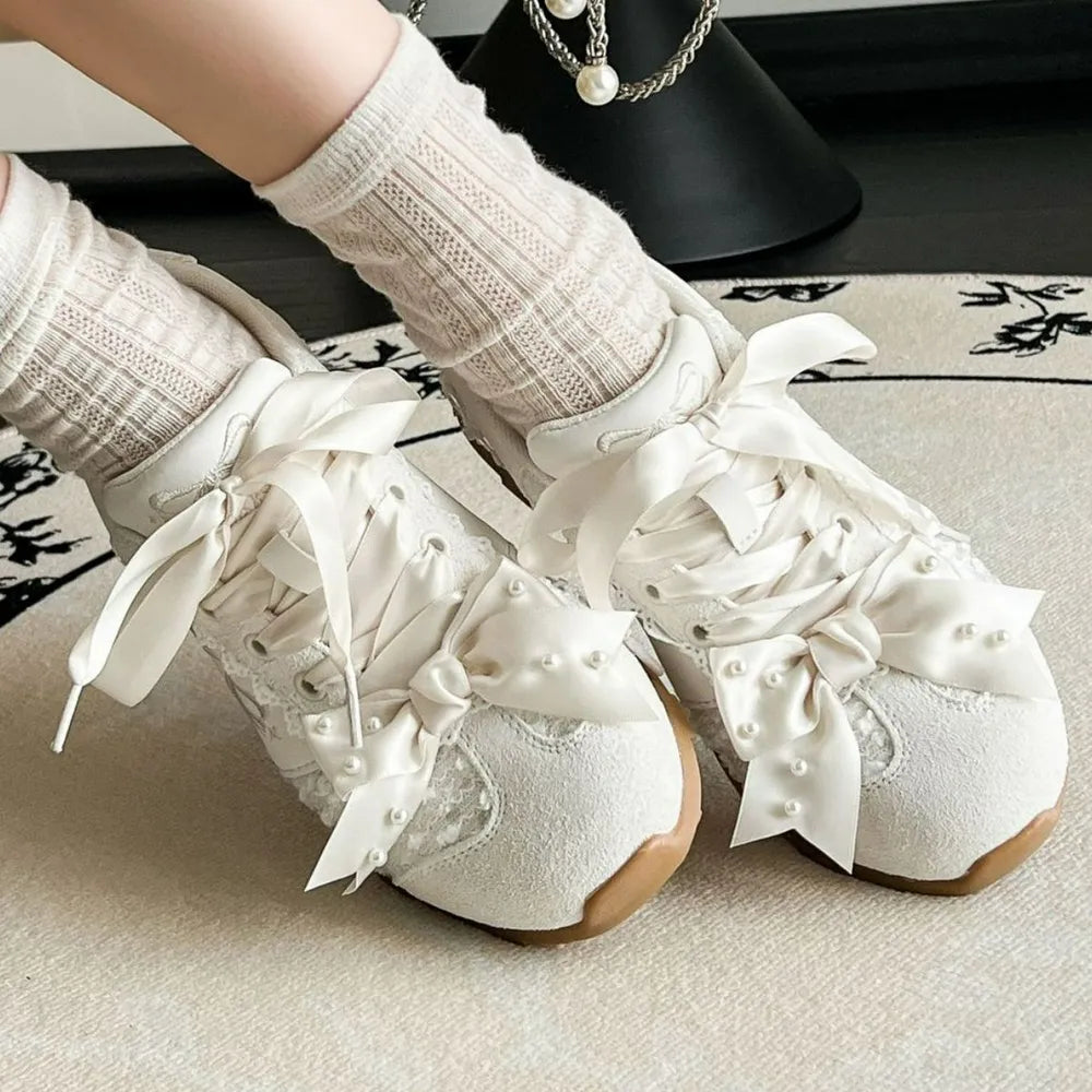 Round Toe Flats Sneakers