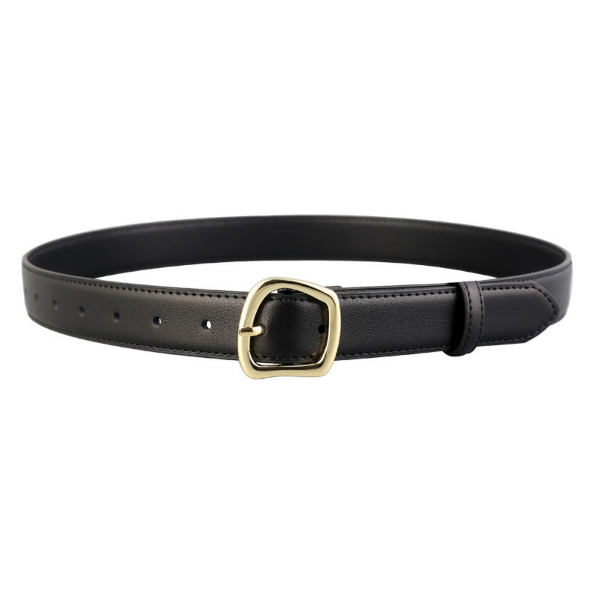 Classic Golden Buckle Belt