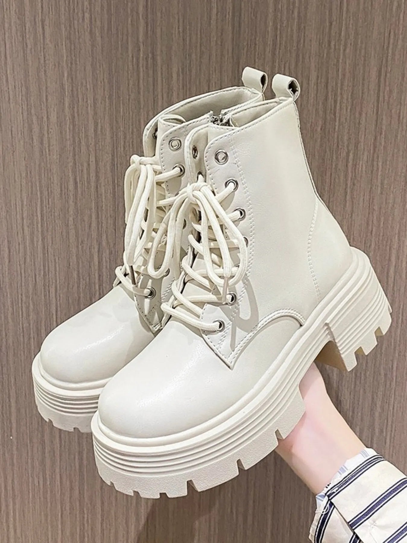 Platform Lace Up Boots