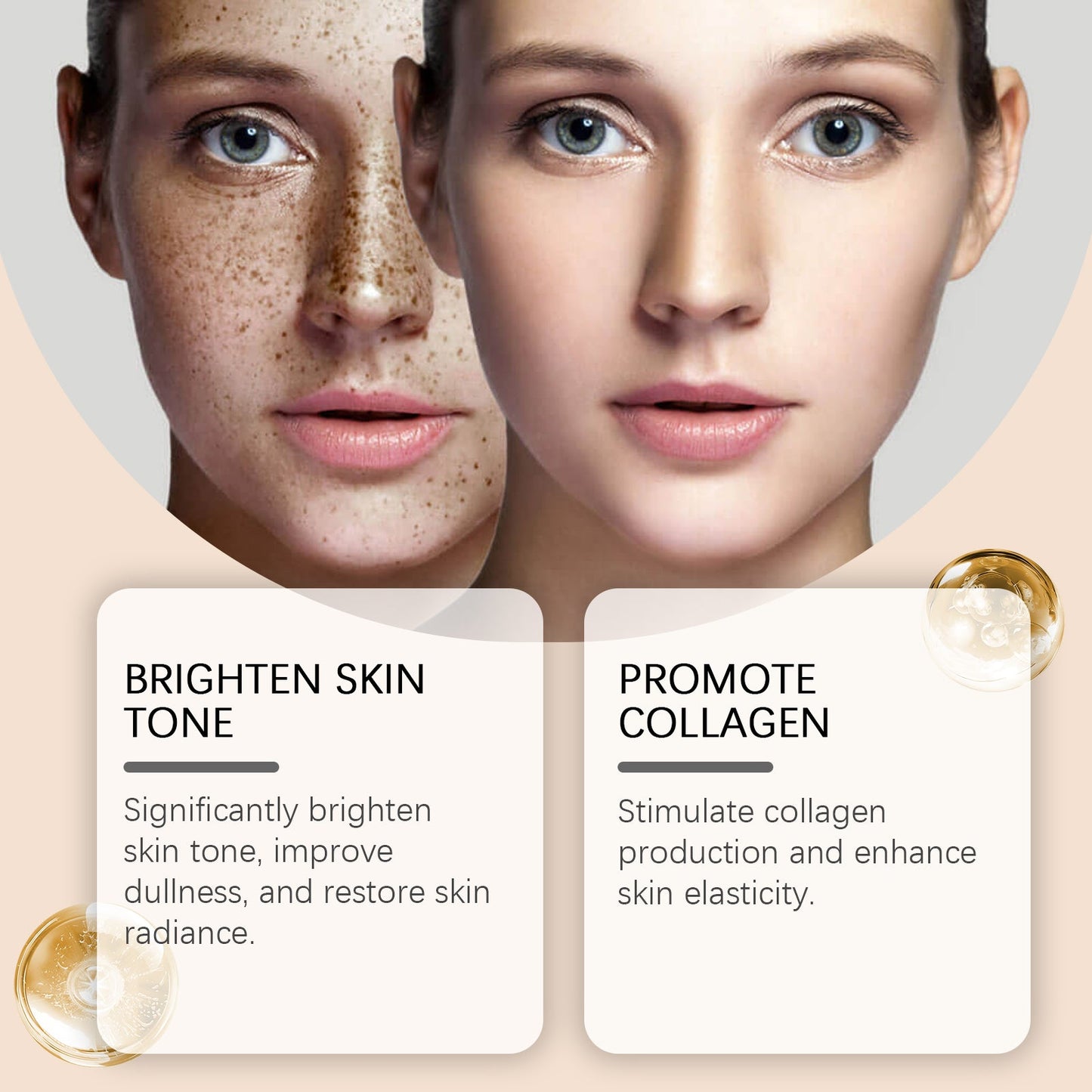 West&Month Vitamin C Brightening Serum Nourishes And Moisturizes Dull And Clear Facial Skin