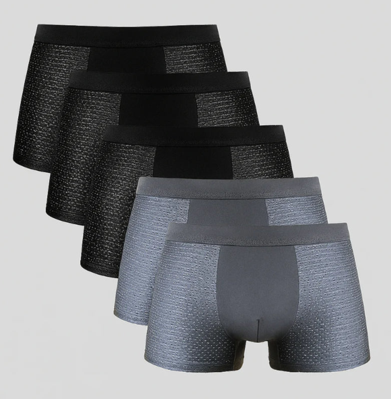 Ice Silk Men's Shorts Head Plus Size Boxer Briefs