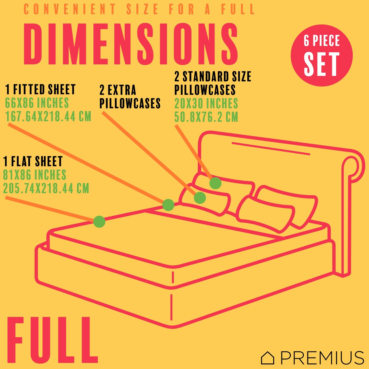 PREMIUS Leo Soft Wrinkle-Free Microfiber Sheet Set, Navy-Gold