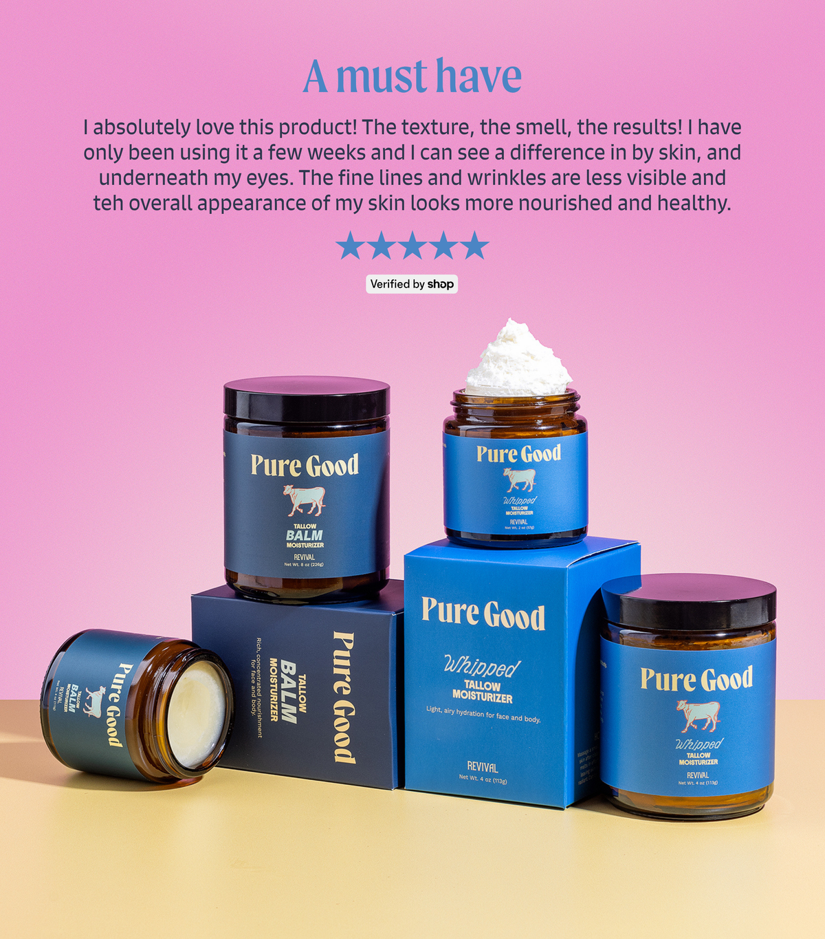 Revival Tallow Balm - For youthful looking skin