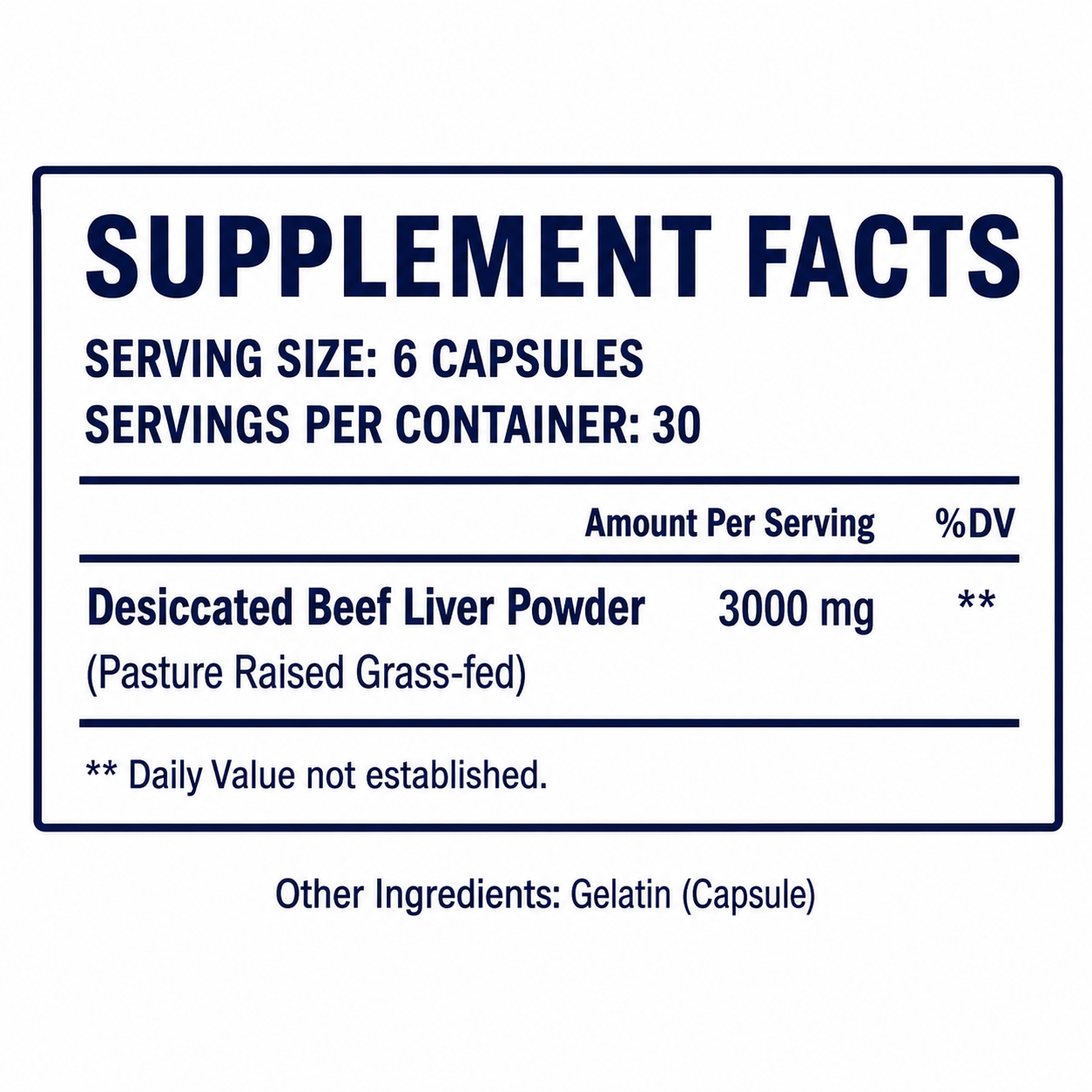 Grass-Fed Beef Liver